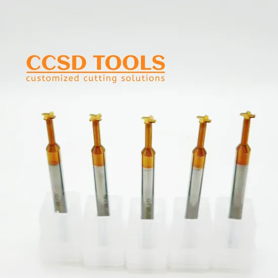 T Slot T Type Mill Cutting Tools Carbide HRC 58 HRC 62 Tungsten Carbide Tools